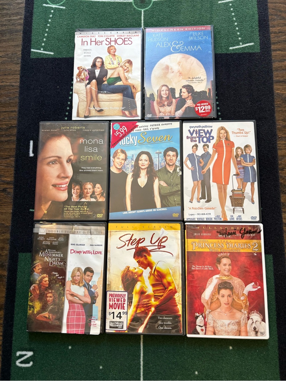 RomCom Romance 8 DVD lot 9 movies Kate Hudson Channing Tatum Anne Hathaway